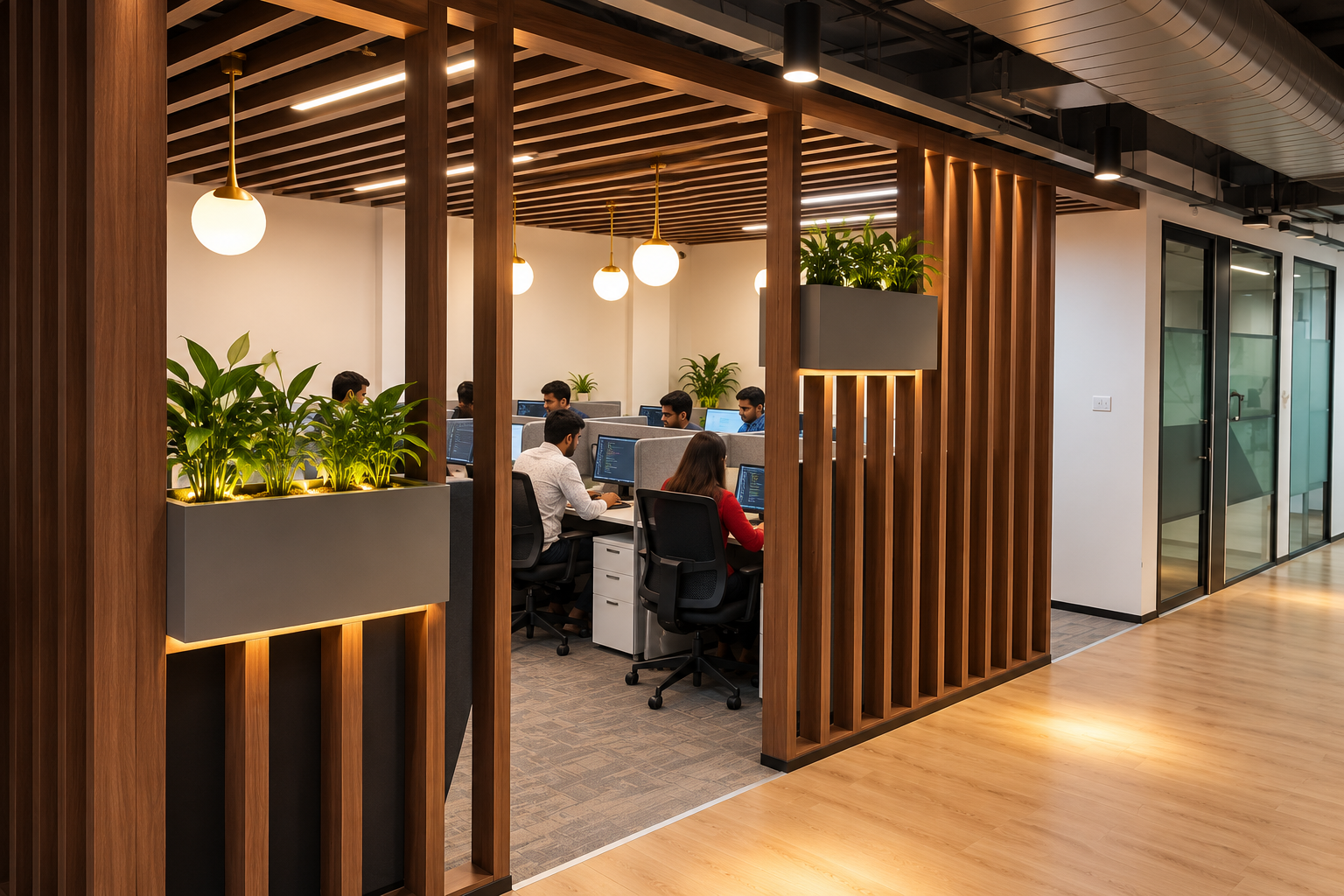 Modern Workstation Cabins